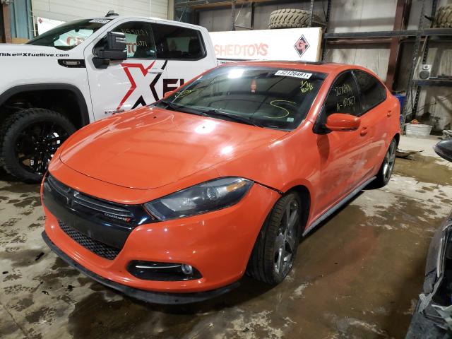 1C3CDFEB9FD410879 - 2015 DODGE DART GT ORANGE photo 2