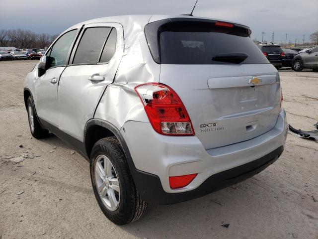 KL7CJNSM7NB501757 - 2022 CHEVROLET TRAX LS SILVER photo 3