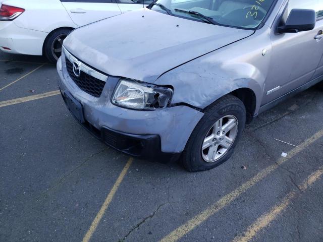 4F2CZ49H38KM16756 - 2008 MAZDA TRIBUTE HY SILVER photo 9