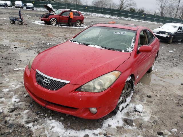 4T1CE38P36U750118 - 2006 TOYOTA CAMRY SOLA RED photo 2