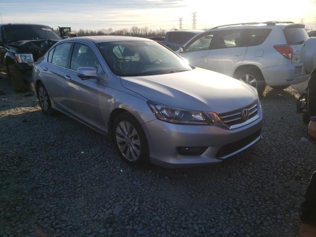 1HGCR2F87EA212361 - 2014 HONDA ACCORD GRAY photo 1