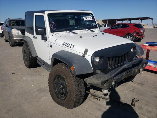 1C4AJWAG0GL144950 - 2016 JEEP WRANGLER S WHITE photo 1