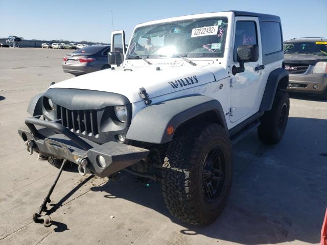 1C4AJWAG0GL144950 - 2016 JEEP WRANGLER S WHITE photo 2