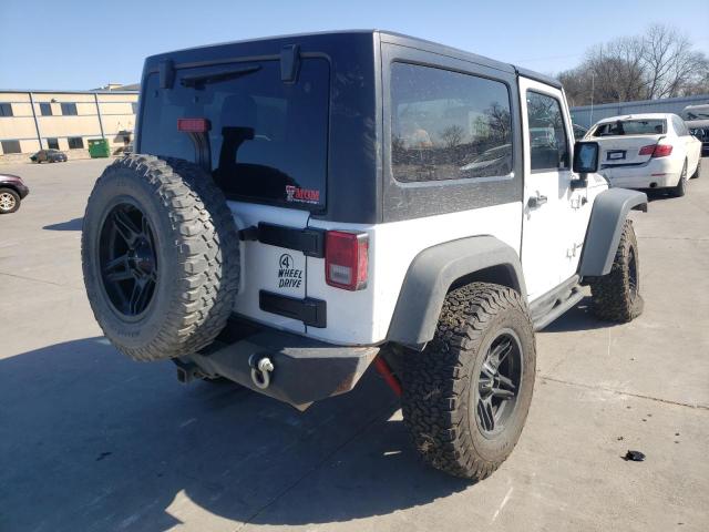 1C4AJWAG0GL144950 - 2016 JEEP WRANGLER S WHITE photo 4