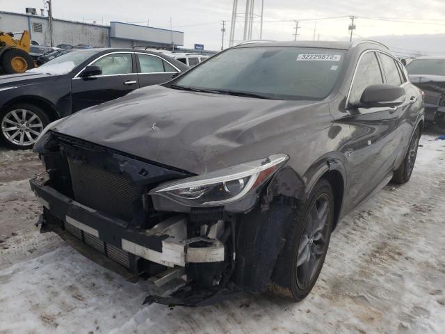 SJKCH5CPXHA024787 - 2017 INFINITI QX30 BASE BROWN photo 2
