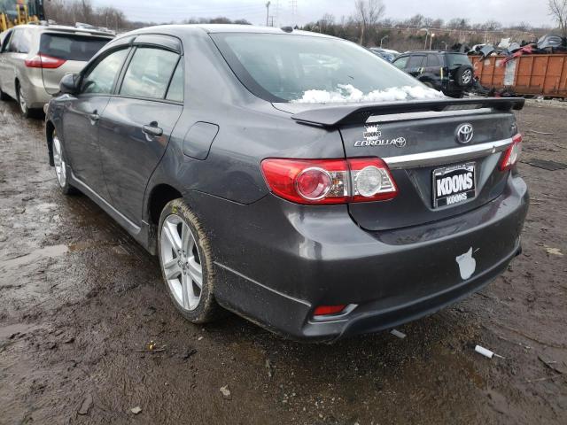 2T1BU4EE7DC997485 - 2013 TOYOTA COROLLA BASE  photo 3