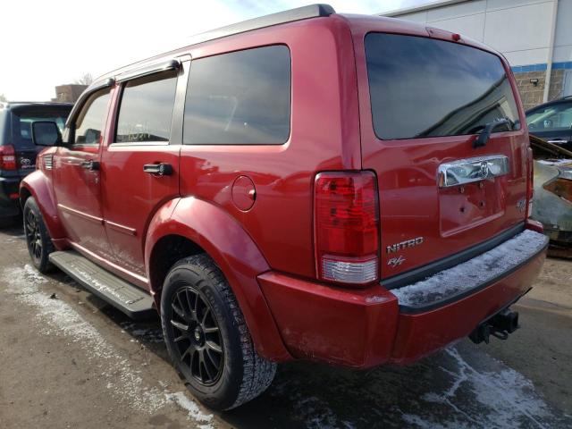 1D8GU58677W684353 - 2007 DODGE NITRO R/T RED photo 3