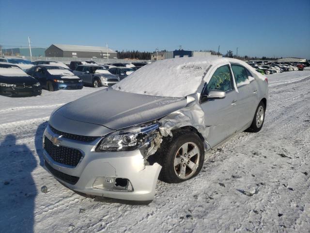 1G11C5SL0FF320384 - 2015 CHEVROLET MALIBU 1LT ვერცხლისფერი ფოტო 2