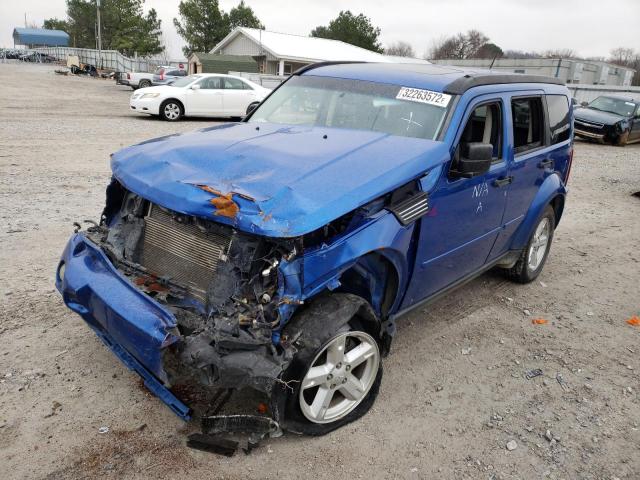 1D8GU58KX7W637797 - 2007 DODGE NITRO BLUE photo 2