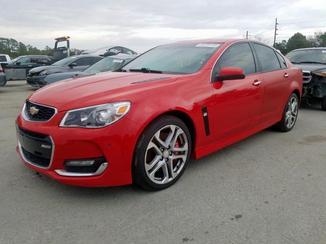 6G3F15RW8HL300300 - 2017 CHEVROLET SS RED photo 2