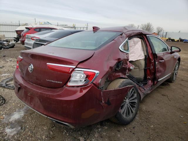 1G4ZP5SS7HU131568 - 2017 BUICK LACROSSE E RED photo 4