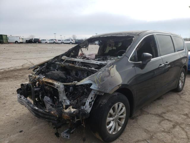 2C4RC1CGXJR171407 - 2018 CHRYSLER PACIFICA L BLACK photo 2