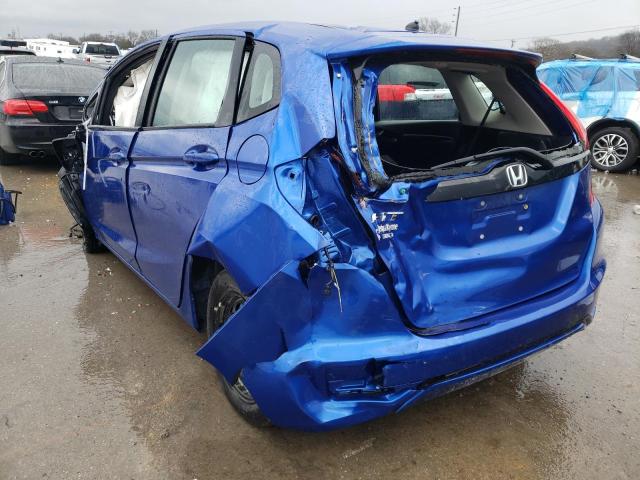 3HGGK5H41KM745998 - 2019 HONDA FIT LX BLUE photo 3