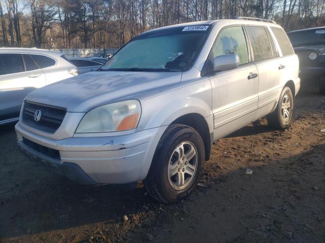 2HKYF18683H523533 - 2003 HONDA PILOT EXL SILVER photo 2