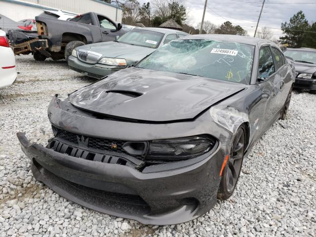 2C3CDXGJ1LH107572 - 2020 DODGE CHARGER SC GRAY photo 2