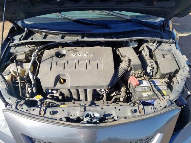 2T1BU4EE1AC286232 - 2010 TOYOTA COROLLA BA GRAY photo 7