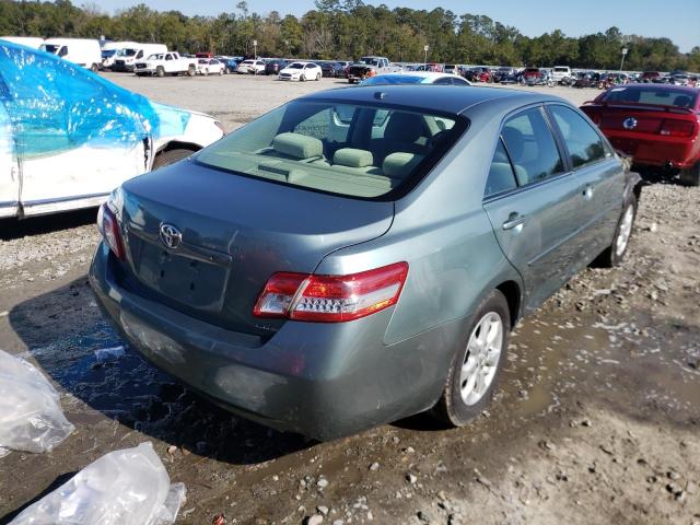 4T1BF3EK8BU700956 - 2011 TOYOTA CAMRY BASE TURQUOISE photo 4