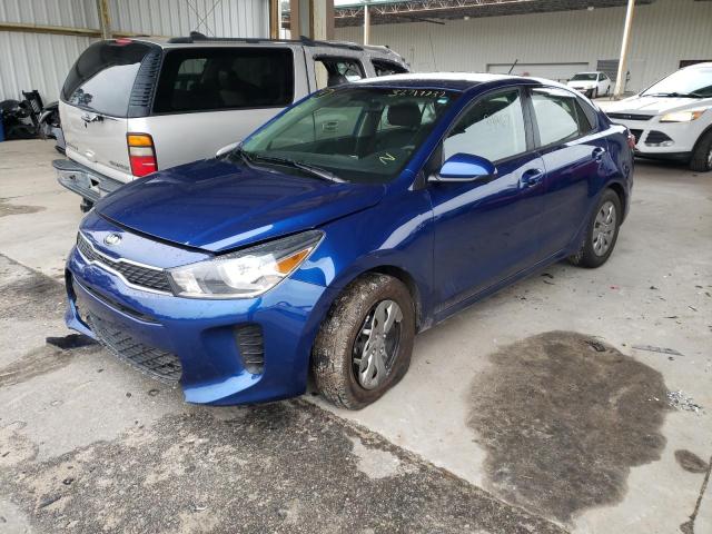 3KPA24AB7KE242350 - 2019 KIA RIO S BLUE photo 2