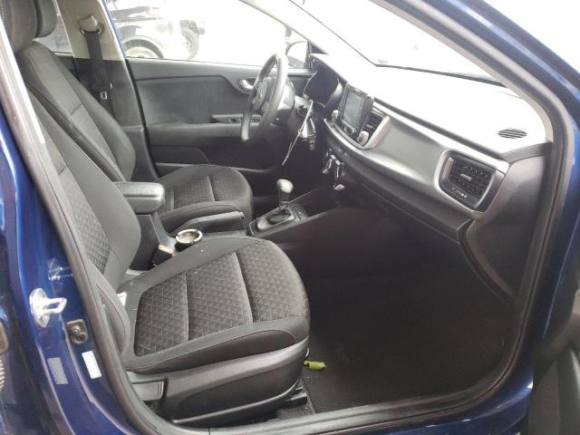 3KPA24AB7KE242350 - 2019 KIA RIO S BLUE photo 5