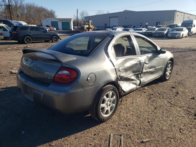 1B3ES56C95D120413 - 2005 DODGE NEON SXT GRAY photo 4