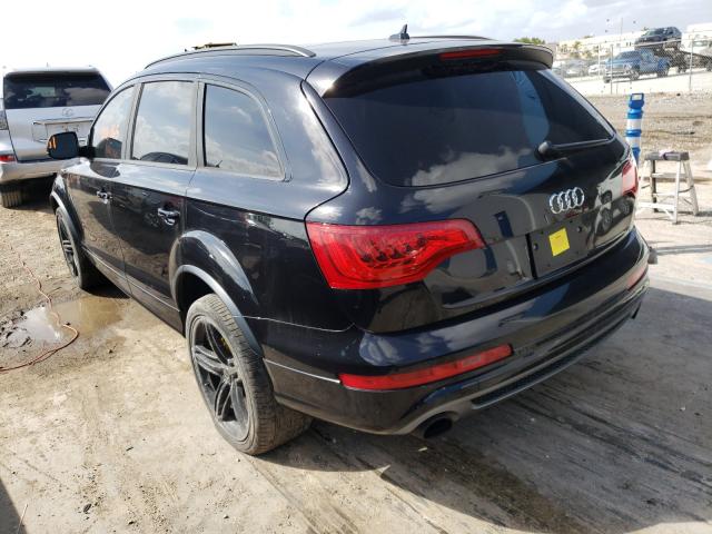 WA1DGAFE8DD012878 - 2013 AUDI Q7 PRESTIG BLACK photo 3