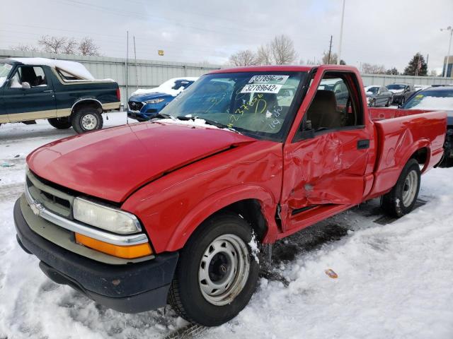 1GCCS1443X8124690 - 1999 CHEVROLET S TRUCK S1 RED photo 2