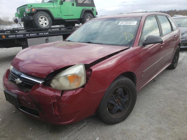 1G1ZT63836F290350 - 2006 CHEVROLET MALIBU MAX MAROON photo 2