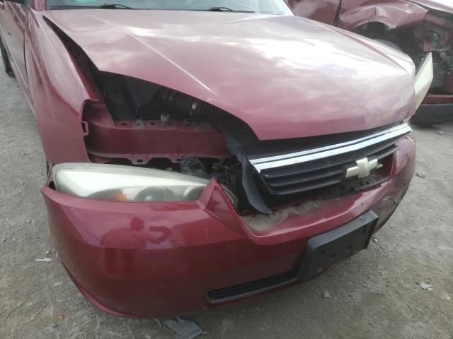 1G1ZT63836F290350 - 2006 CHEVROLET MALIBU MAX MAROON photo 9