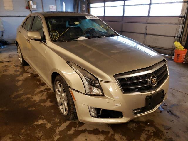 1G6AJ5SX9D0134121 - 2013 CADILLAC ATS PERFOR TAN photo 1