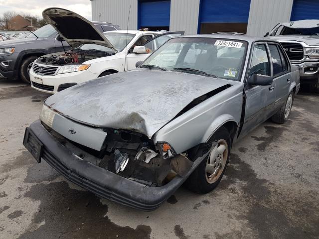 1G1JC5449R7165516 - 1994 CHEVROLET CAVALIER V GRAY photo 2