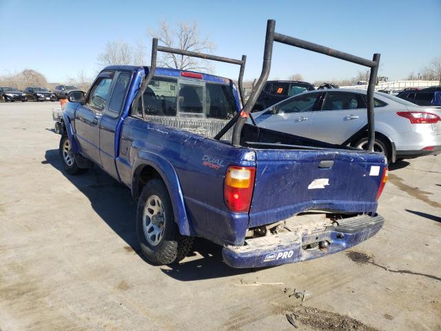 4F4YR16V23TM00587 - 2003 MAZDA B3000 CAB BLUE photo 3