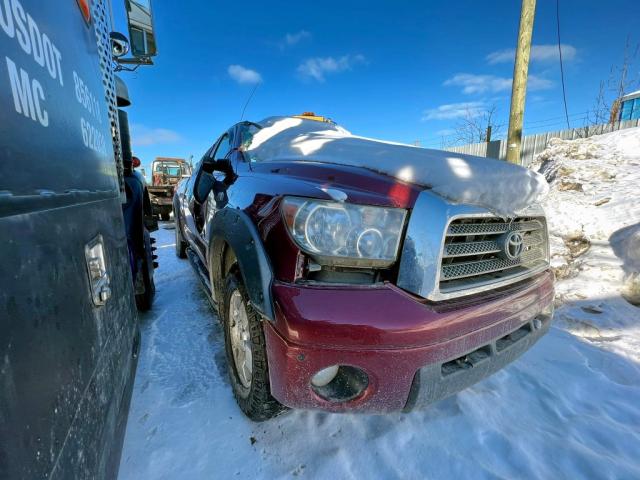 5TBBT581X7S450863 - 2007 TOYOTA TUNDRA DOU RED photo 1