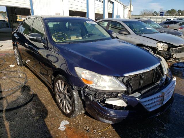 KMHGC4DF6BU126348 - 2011 HYUNDAI GENESIS 4. BLUE photo 1