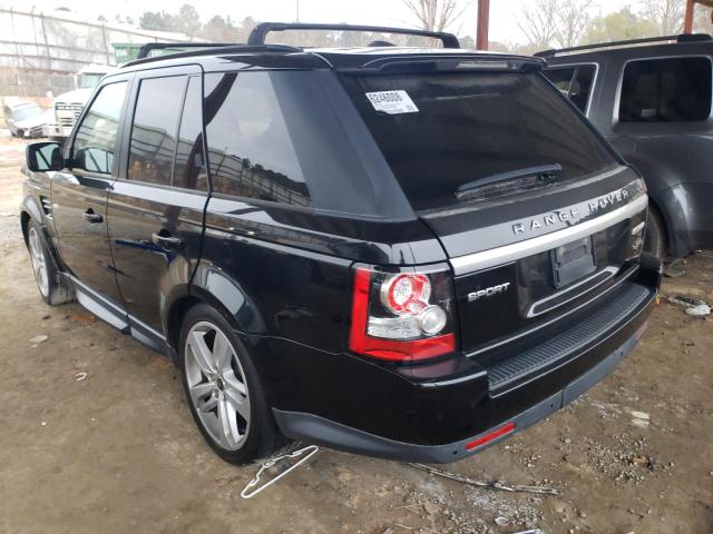 SALSK2D48DA809184 - 2013 LAND ROVER RANGE ROVE BLACK photo 3