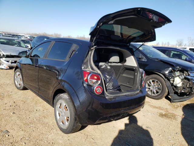 1G1JA6SH5E4242203 - 2014 CHEVROLET SONIC LS BLACK photo 3
