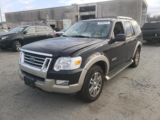 1FMEU74876UA41872 - 2006 FORD EXPLORER BLACK photo 2