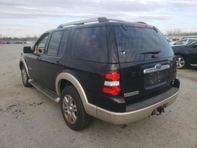 1FMEU74876UA41872 - 2006 FORD EXPLORER BLACK photo 3