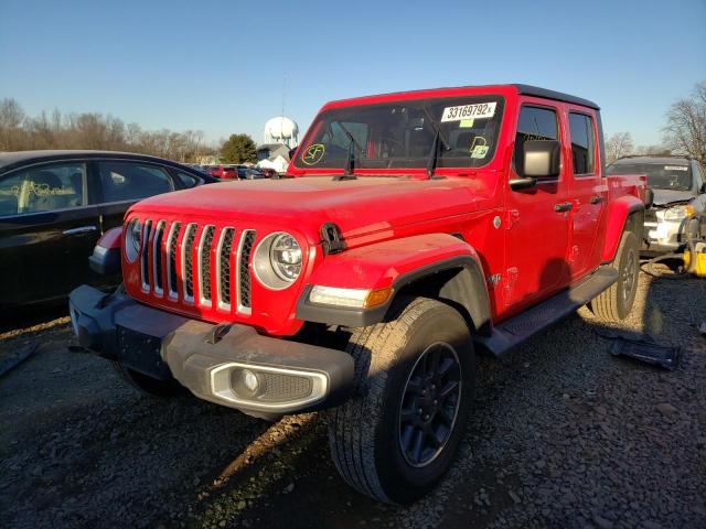 1C6HJTFG6LL103861 - 2020 JEEP GLADIATOR RED photo 2