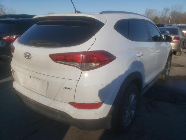 KM8J3CA44HU514805 - 2017 HYUNDAI TUCSON LIM WHITE photo 4