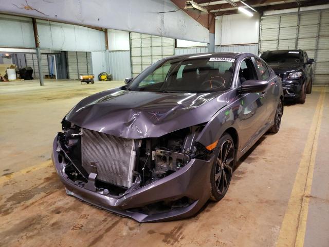 2HGFC2F8XLH507676 - 2020 HONDA CIVIC SPOR 灰色 照片 2