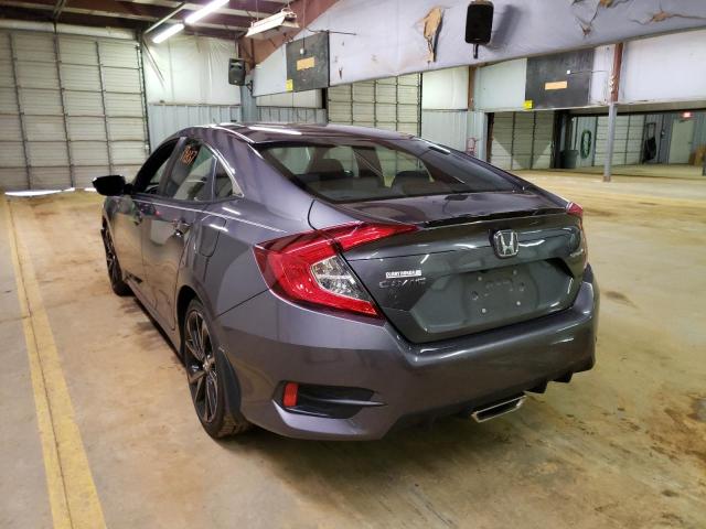 2HGFC2F8XLH507676 - 2020 HONDA CIVIC SPOR 灰色 照片 3