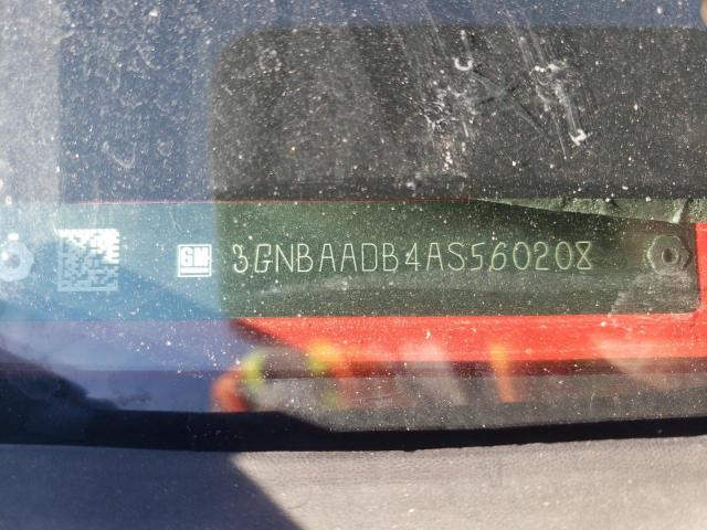 3GNBAADB4AS560208 - 2010 CHEVROLET HHR LS RED photo 10