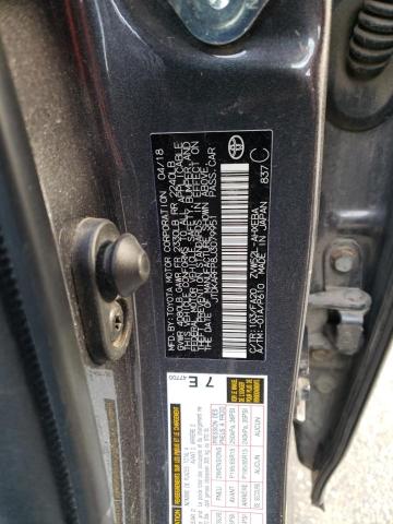 JTDKARFP8J3079951 - 2018 TOYOTA PRIUS PRIM 石墨色 照片 10