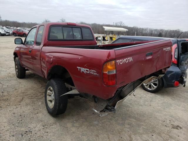 5TESM92N2YZ715805 - 2000 TOYOTA TACOMA XTR RED photo 3