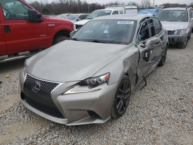 JTHBA1D2XG5027466 - 2016 LEXUS IS 200T GRAY photo 2