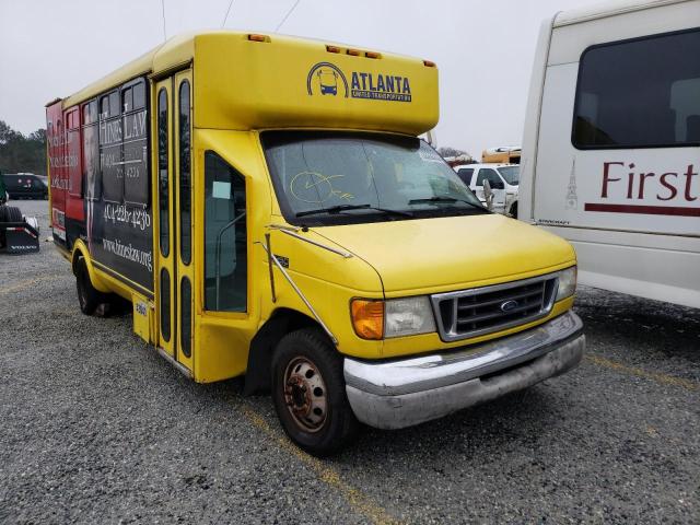 1FDXE45FX3HA82227 - 2003 FORD E450 YELLOW photo 1