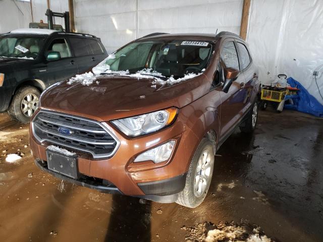 MAJ6P1UL0JC168940 - 2018 FORD ECOSPORT S ORANGE photo 2