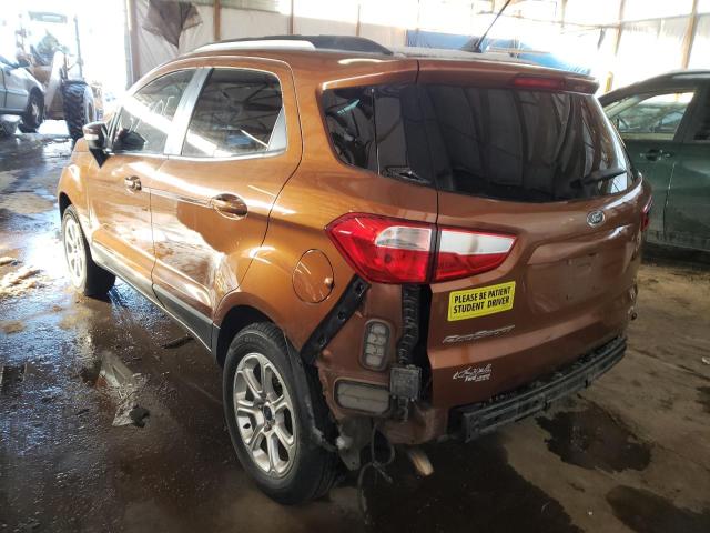 MAJ6P1UL0JC168940 - 2018 FORD ECOSPORT S ORANGE photo 3