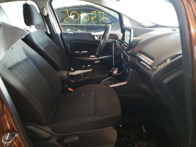 MAJ6P1UL0JC168940 - 2018 FORD ECOSPORT S ORANGE photo 5