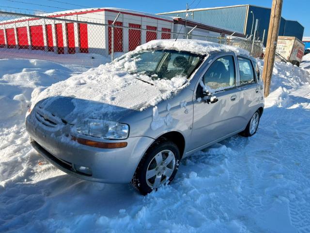KL1TD65648B220895 - 2008 CHEVROLET AVEO BASE SILVER photo 2